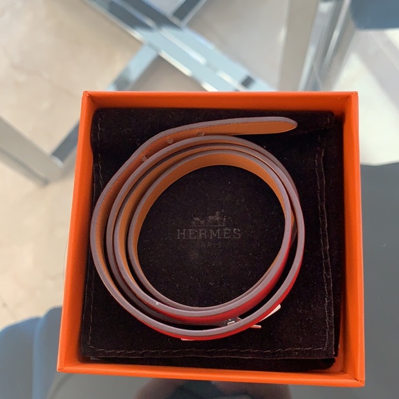 Hermès Behapi 4 Tour Bracelet Red - Picture 2 of 3